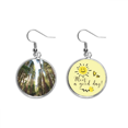 thumbnail image 1 of Luz verde ciencias forestales paisajes naturaleza Pendiente Sol Flor Pendiente Joyas Moda Unbranded M, 1 of 3