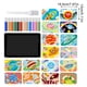 thumbnail image 3 of Kits de arte con arena para niños, oficina y papelería. 1 bandeja, 1 pincel, 12 colores de arena, 16 imágenes despegables y espolvoreables. Arte con arena despegable y adhesiva. Pintura con arena para, 3 of 9