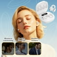 thumbnail image 5 of JGJJUGN Wireless Bluetooth Earphones, Ear Clip Style Bluetooth Headphones, Sports Stereo Earbuds with Long Battery Life, Noise Cancelling, Built-In Display, Comfortable Fit, 5 of 6