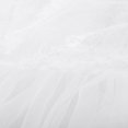 thumbnail image 6 of JSGEK Women Crisscross Strappy Sheer Lace Chemise Dress Flared Ruffle Hem Lingerie for Intimate Evenings White M, 6 of 7