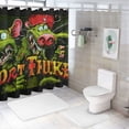 thumbnail image 7 of Orinice Rat Fink Bathroom Decor Set - Colorful Luxurious Polyester Fabric Shower Curtain with Hooks, Chic Modern Design 60x72, 7 of 7