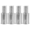 thumbnail image 2 of 4 Pcs Embout Fileté Adaptateur de Poteau d'Extension en Acier Inoxydable Type Américain, 2 of 9