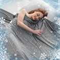 thumbnail image 4 of TYGHBN Summer Blanket Blankets for Hot Sleepers 2025 Upgrade The Ice Blanket Double Cold Effect Blankets Cooler Fiber for Bed Couch Sofa Hiking Towel Small 1888 Bath Towels Large Beach Towels for, 4 of 5