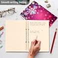thumbnail image 6 of joogoo A5 Spiral Journal Notebook Snowflakes Glitter College Ruled Notebooks 8.3" x 5.7" 2 PCs, 6 of 8