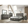 thumbnail image 2 of ACME Naima Eastern King Bed w/Storage in Gray, 2 of 3