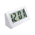 thumbnail image 2 of Mini Digital Clock LCD Display with Temperature Humidity Monitor - Battery Operated Small Desktop Wall Magnetic Clock for Home Office Bedroom - White Pink Blue Black (5.2×3.5×2cm), 2 of 8