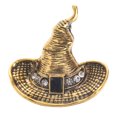 thumbnail image 1 of Broche de sombrero de bruja de cristal Broche de ropa de moda Broche de cuello creativo Accesorio de disfraz, 1 of 7
