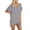 Gray, variant on Spring Saving Clearance AXXD Pool Cover Ups for Women New Fashion Beach Sexy Solid Hem Cover Up Swimwear