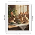 thumbnail image 2 of Paint by Numbers Kit for Adults, Bunnies Tea Gathering Table Decor Paint by Numbers, Easy Paint by Numbers Kit for Adults Beginner, DIY Adult Paint by Number Kits on Canvas, 12x16in Home Decor, 2 of 7