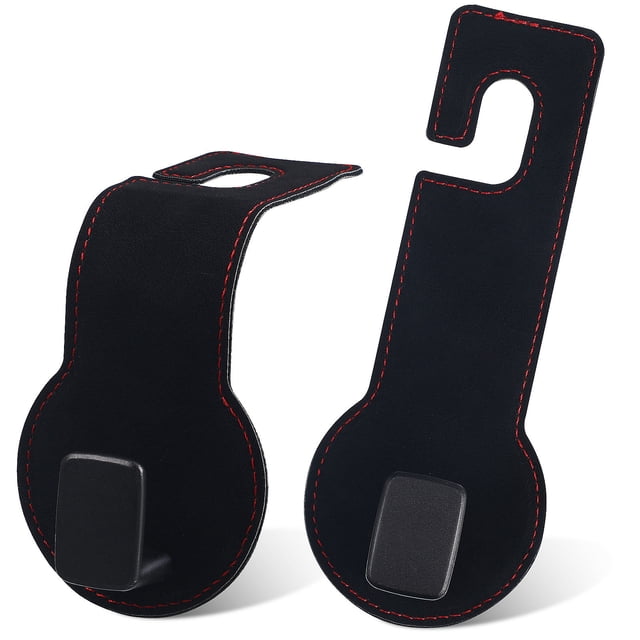 BESTYASH 2Ud Para Asiento Trasero De Auto Con Montaje Fácil Y En Negro