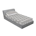 thumbnail image 3 of Modern Bedding Set with Sheet & Covers, Snowflake Geometrical Lines Triangles and Shapes Artwork Print, Printed Bedroom Decor 2 Shams, 4 Sizes, White and Army Green, by Ambesonne, 3 of 3