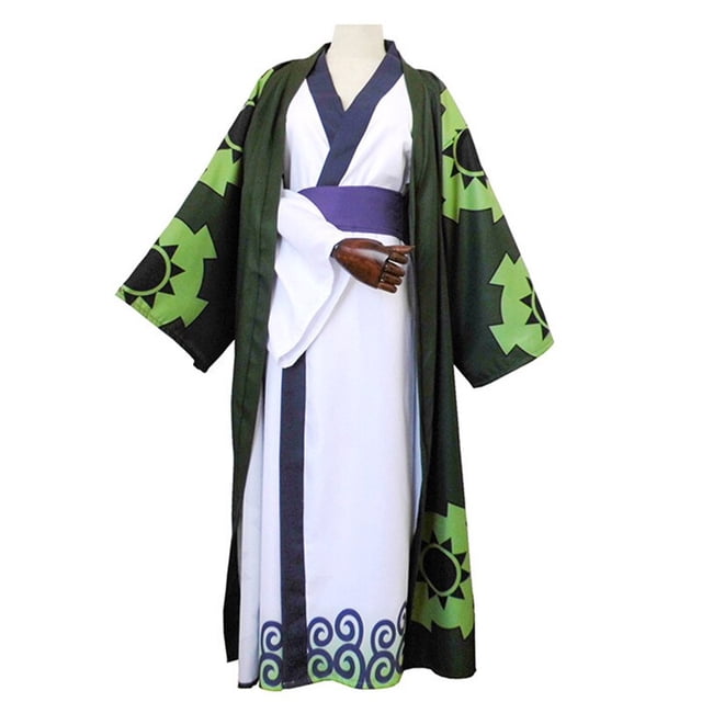 Disfraz de Anime Roronoa Zoro Trafalgar D Water Law para adultos, Kimono Unisex, traje de Halloween, uniforme