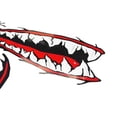 thumbnail image 4 of 2 Pieces Waterproof Adhesive Shark Teeth Mouth Eye Stickers Kayak Fishing Boat Car Wall Window Laptop Cool Funny Decals, 4 of 6