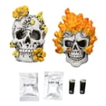 thumbnail image 1 of 2 clips decorativos para ventilación de aceite esencial de calavera para coche, para aromaterapia y perfume., 1 of 14