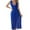 Blue, variant on Womens Nightgowns & Sleepshirts Fashion Sexy Deep V Neck Long Bathrobe Lace Women's Sleepwear