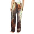 thumbnail image 3 of Daiia Mystic Fox With Halo Women's Sleep Pant with Pockets and Drawstring,Pajama Pants-XX-Large, 3 of 9