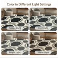 thumbnail image 7 of ODIKA 9'x12' Washable Area Rug Non-Shedding, Easy Care Centerpiece Motifs Inspired Abstract Patchwork Cow Snack Spotted Playful for Master Suite, California King, Under Bed, 7 of 7