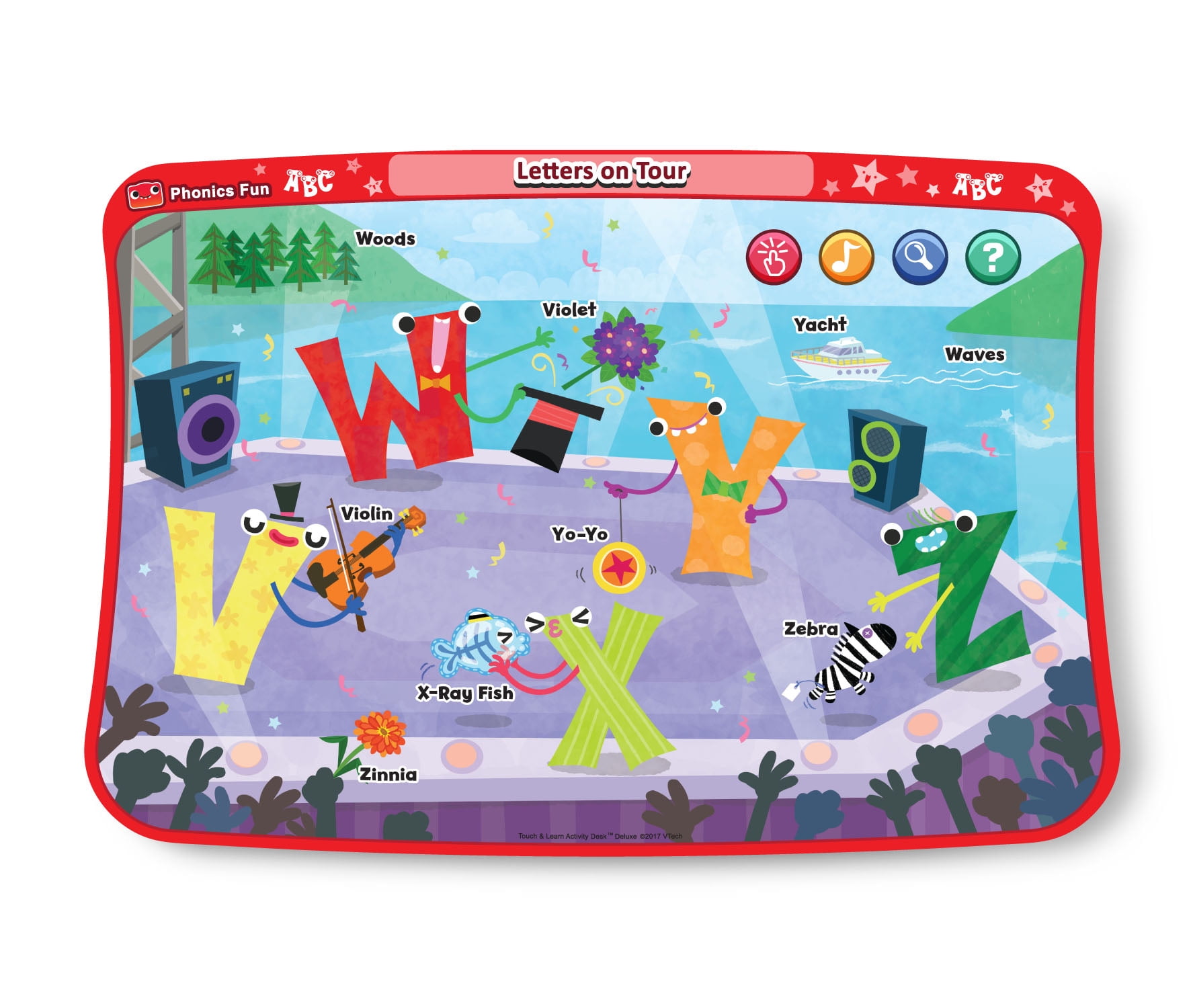 Vtech Touch Learn Activity Desk Deluxe Phonics Fun Com