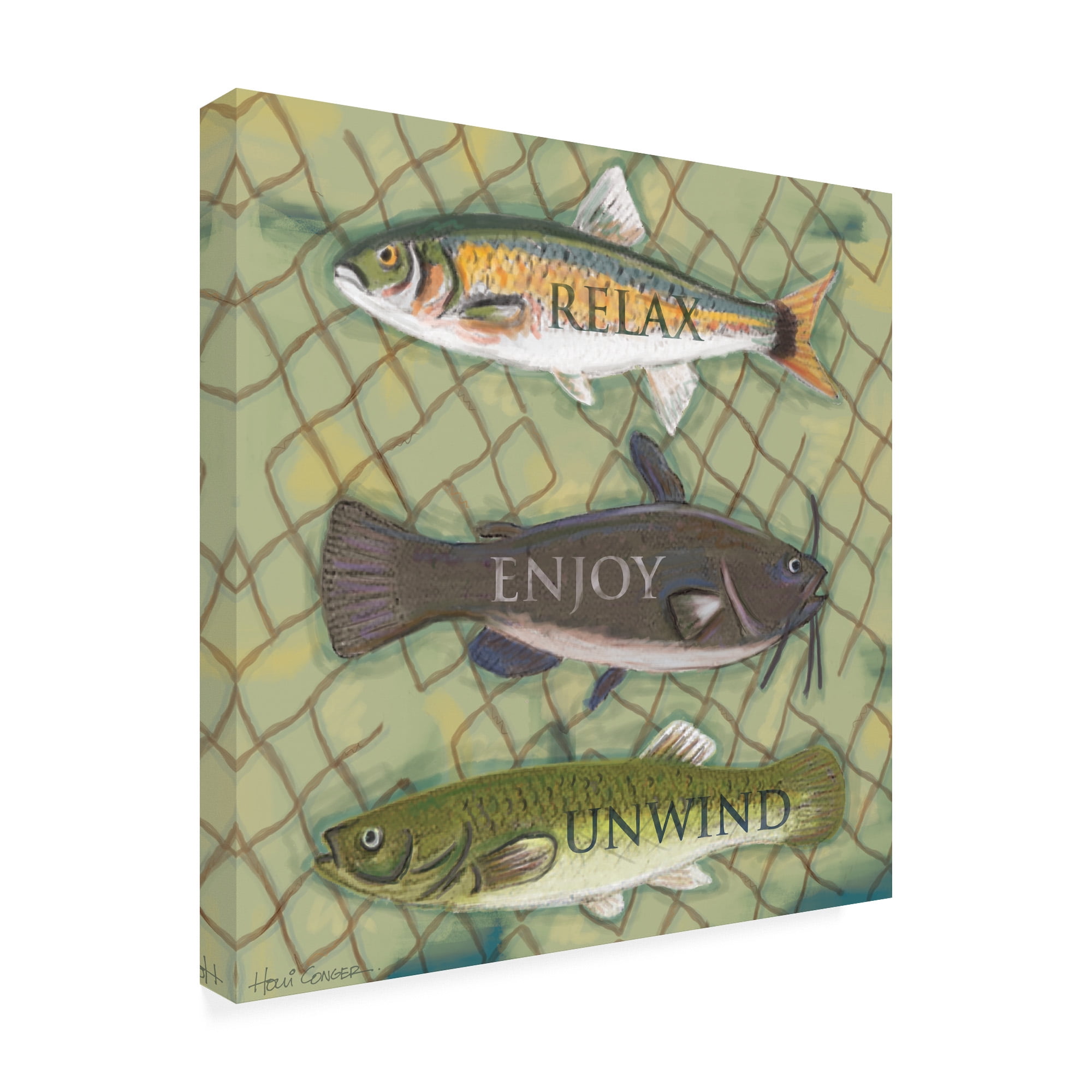 Trademark Fine Art 'Water Side 2' Canvas Art by Holli Conger
