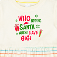 thumbnail image 4 of Inktastic Who Needs Santa when I Have Gigi Girls Baby Dress, 4 of 5
