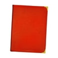 thumbnail image 1 of GUOOL Couverture de Menu de Restaurant 3 Pages Format A4 Dossier de Menus pour Fête Café Restaurant Rouge, 1 of 9
