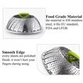 thumbnail image 6 of Folding Stainless Steel Steamer Basket 5.5–9? – Expandable & Dishwasher-Safe, 6 of 6