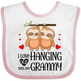 thumbnail image 3 of Inktastic I Love Hanging out with My Grammy Boys or Girls Baby Bib, 3 of 4