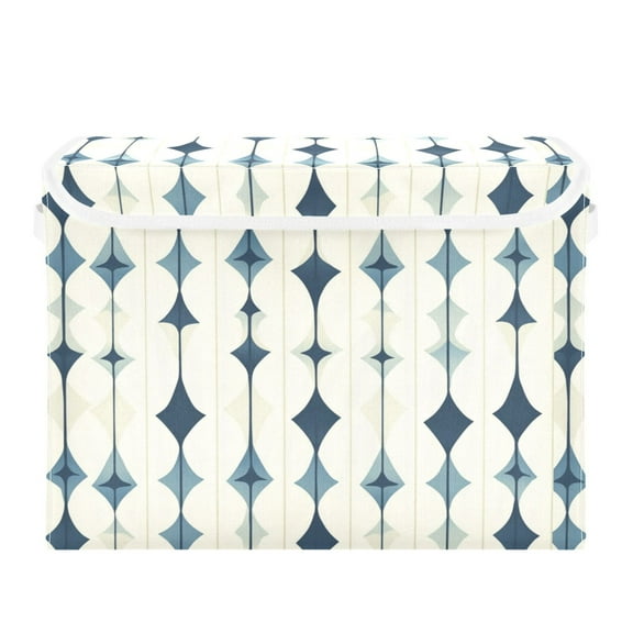 Storage Box With Lid 16.5x12.6x11.8In Foldable Stacked Household Storage Box Super Cute Cube