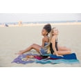thumbnail image 4 of Frozen 849601 Disneys Elsa & Anna Swirls of Magic Beach Towel, Blue, 4 of 4