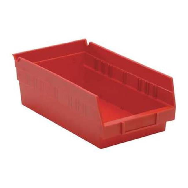 Quantum Mediacal QTM QSB102RD 11.65 x 6.62 x 4 in. Economy Shelf Bin