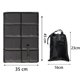 thumbnail image 3 of 2 piezas de tela Oxford 20 % de descuento en cojín + bolsa de almacenamiento - negro grande Adepaton 221250-3, 3 of 9