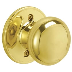 Dexter by Schlage J10STR605 Stratus Hall and Closet Knob, Bright Brass