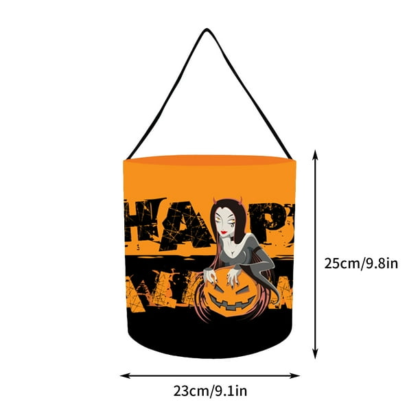 Bolsa Luminosa para Dulces de Halloween, Luz Led Portátil de Calabaza, Tela Transpirable, Sin Olor, a Prueba de Pollillas, Fácil de Guardar, Ideal para Fiestas, Ideal para Artículos Pequeños, Tamaño