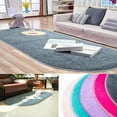 thumbnail image 2 of Soft Shaggy Rug Kids Bedroom Plush Fluffy Carpets for Living Room Furry Carpet Room Anti-Skid Fuzzy Comfy Rug Decor Mat, 2 of 8