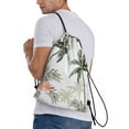 thumbnail image 3 of Kdxio Vintage Palm Trees Print Drawstring Backpack Bag,Waterproof Draw String Back Sack, Gym Drawstring Bags Swim Bag For Unisex, 3 of 9