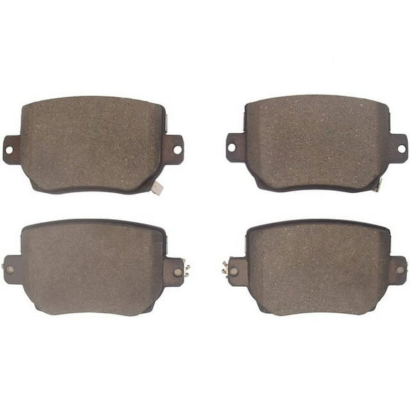 Rear Brake Pad Set - Compatible with 2018 - 2023 Tesla 3 Performance 2019 2020 2021 2022