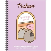 Pusheen 16-Month 2025-2026 Weekly/Monthly Planner Calendar: You Look Great, (Paperback)