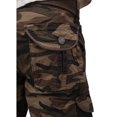 thumbnail image 4 of RAW X Mens Belted 12.5" Inseam Knee Length Cargo Shorts, Brown Camo, 44, 4 of 7