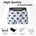 thumbnail image 2 of Men's Boxer Briefs, Fat boston terrier dog funny Soft Comfy Mens Underwear Boxer Briefs Breathable With Widen Waist, 2 of 7