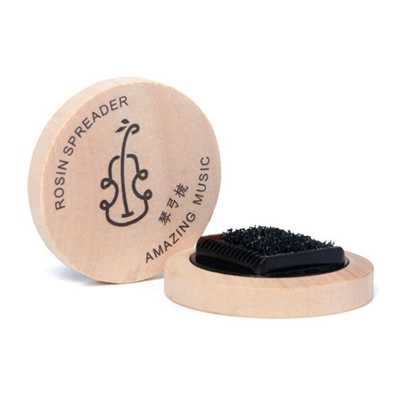 Yokua Violin Bows Comb Rosin Spreader Violin Bows Hair Comb Round Cleaning Tool