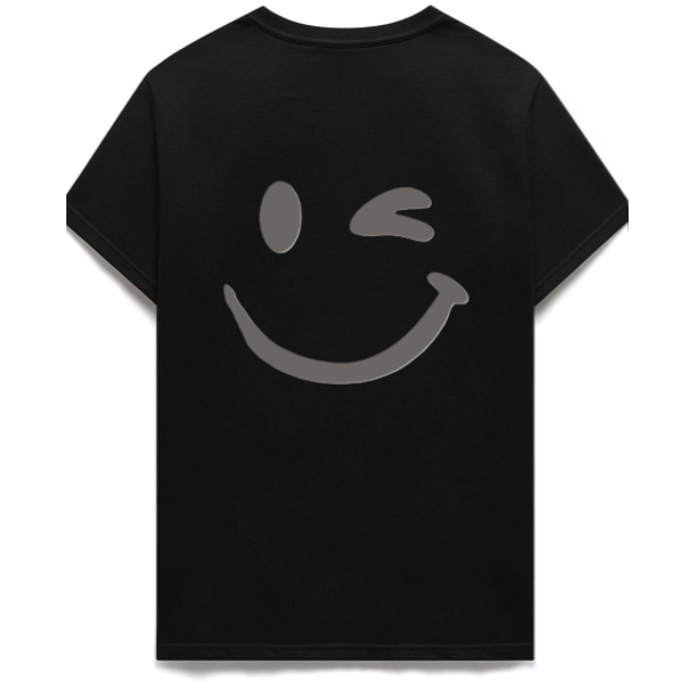 Men's Smiling Face Tee - Summer Casual T-Shirt Streetwear Soft