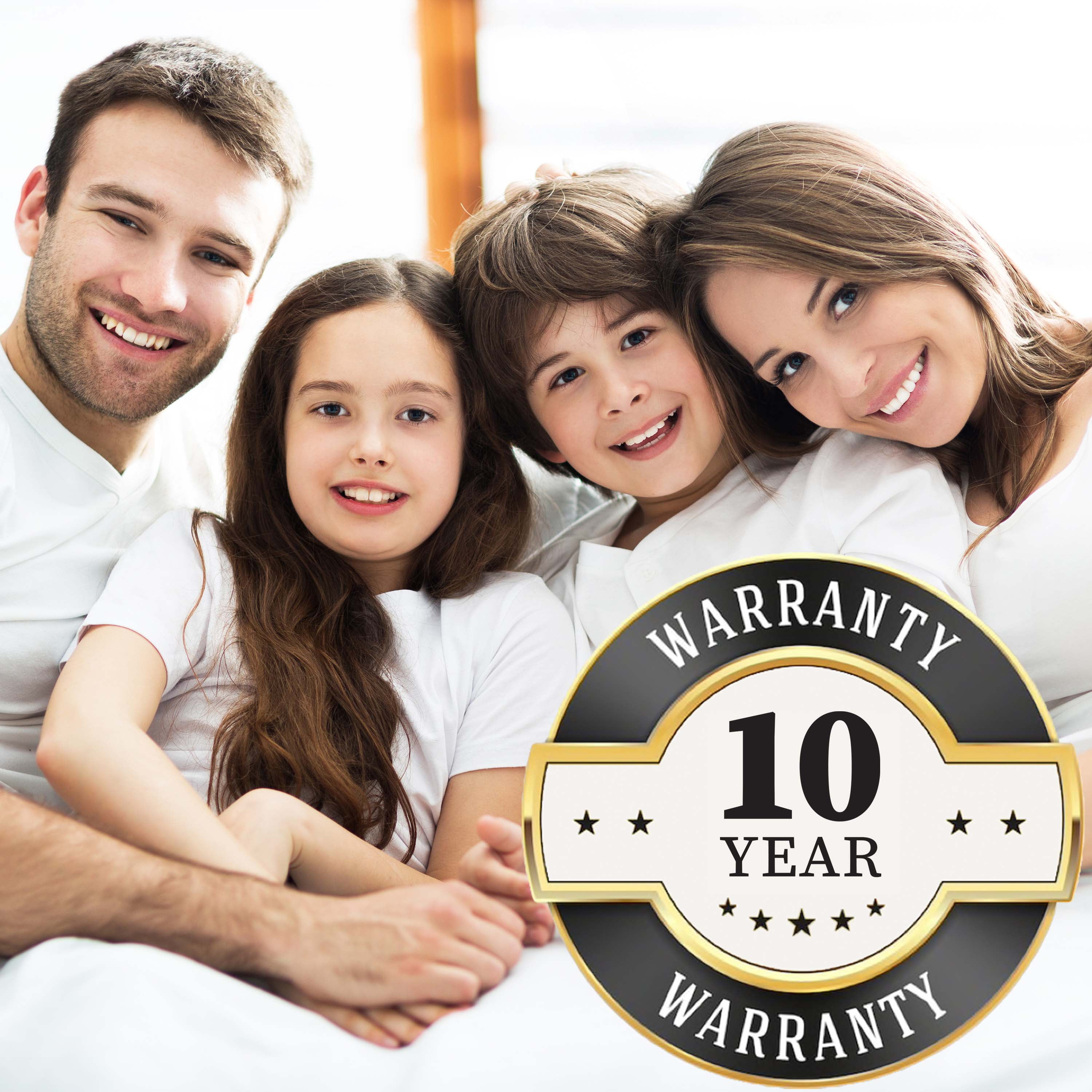 All-in-One Circular Flow Breathable & Cooling Fitted Mattress Pad, Full