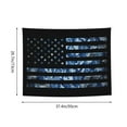 thumbnail image 6 of Hirioo Navy Camouflage American Flag Print Tapestry Lightweight Fabric for Bedroom Aesthetic Home Wall Dorm Décor Living Room Decor 29x37 Inch, 6 of 8