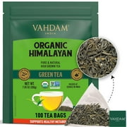 VAHDAM, Organic Green Tea Bags, 100 Tea Bags