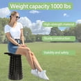 thumbnail image 4 of 2025 Upgraded XXL Collapsilbe Stool with Cushion,More Sturdy and Height 19.7“,D11.8”,Portable and Lightweight Adjustable Telescoping Stool for Camping Hiking BBQ Max Loading 1000Ibs, 4 of 15