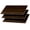 Truffle, variant on Easy Track 24" Slanted Shoe Shelves with Chrome Fence Rails, Honey (3 Pack)