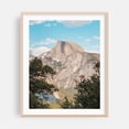thumbnail image 2 of Half Dome - California Photography Mountain Nature Landscape Scenic Wilderness Forest Travel Poster Unframed Wall Art Print 36 x 48 inches, 2 of 13