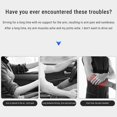 thumbnail image 4 of Car Driver Arm Pad Cushion, Car Center Console Elbow Cushion Pad Car Door Armrest Rest Pad Adjustable Height Comfort Universal Fit for Most Car, Gray, 4 of 6