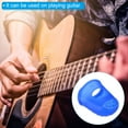 thumbnail image 6 of Uxcell Rubber Finger Tips Silicone Thumb Fingertip Protector Thimble for Guitar Playing Blue, Clear XL Size 20 Pack, 6 of 6