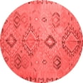 thumbnail image 1 of Ahgly Company Indoor Round Persian Red Traditional Area Rugs, 7' Round, 1 of 4